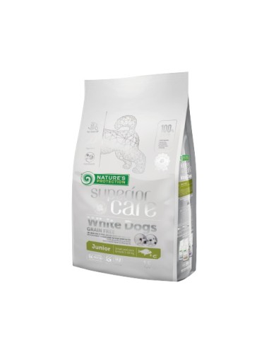NATURE'S PROTECTION SUPERIOR CARE WHITE DOGS GF WHITE FISH JUNIOR SMALL DOG KG. 1,5