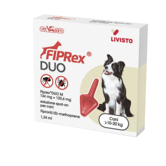 FIPREX DUO  M  134mg  CANE MEDIO 1 PIP.