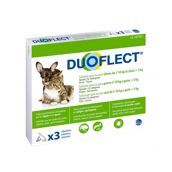 DUOFLECT 3 PIP. 0,7 ML GATTI  5 KG -...
