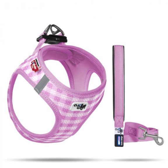 PETTORINA AIR-MESH QUADRI ROSA...
