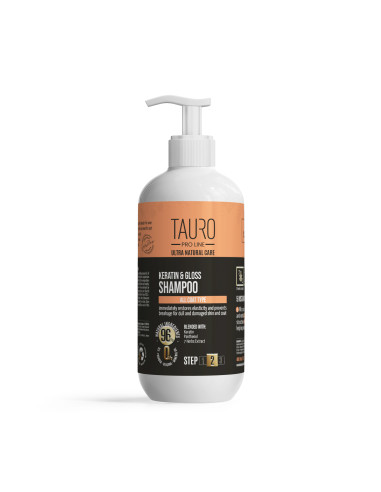 TAURO ULTRANATURAL SHAMPOO KERATINA LUCENTEZZA 400 ML