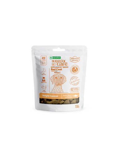 NATURE'S PROTECTION SUPERIOR CARE SNACK RED COAT GF ADULT ALL BREED HERRING 150 GR. WEIGHT CONTROL