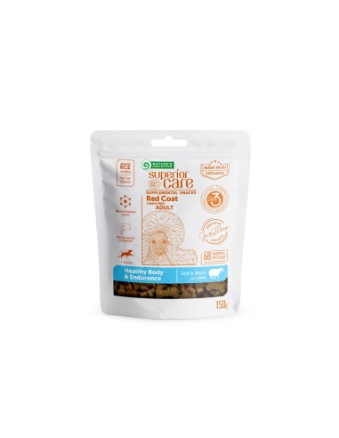 NATURE'S PROTECTION SUPERIOR CARE SNACK RED COAT GF ADULT ALL BREED LAMB 150 GR. HEALTHY ENDURANCE