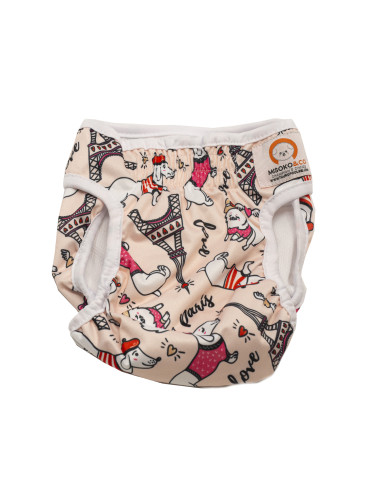 MISOKO&CO PANNOLINO RIUTILIZZABILE FRANCE CANE FEMMINA SIZE M