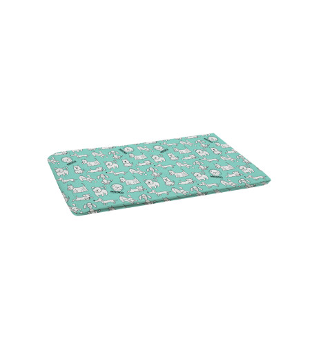 MISOKO TAPPETINO RIUTILIZZABILE CANE 40x50 cm, menta con cuccioli