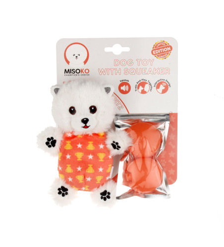 MISOKO EDIZ.LIMITATA gioco cane BICHON FRISE,19,5x16x5,5 cm