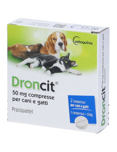 Pralen Vermifugo Intestinale per Cani e Gatti 6 Compresse Masticabili