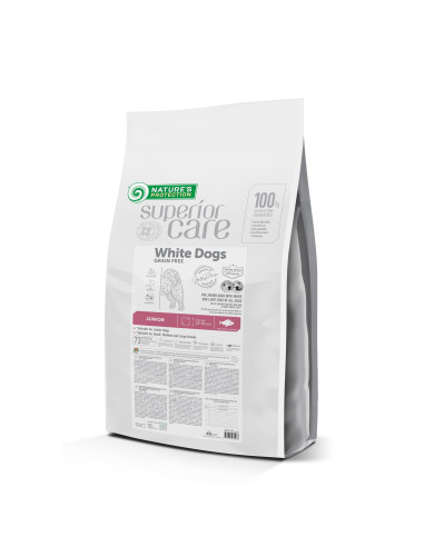 NPSC WHITE DOGS JUNIOR WHITE FISH GF ALL SIZES KG 10