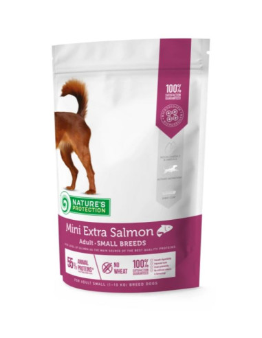 NATURE'S PROTECTION DETOX MINI ADULT EXTRA SALMON SMALL BREED 500 GR