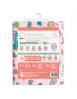 MISOKO TAPPETINO LAVABILE ROSA CON CAVALLUCCI MARINI, 70x80 cm - 2 PZ