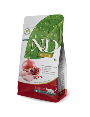 FARMINA PRIME POLLO E MELOGRANO ADULT GATTO KG. 10