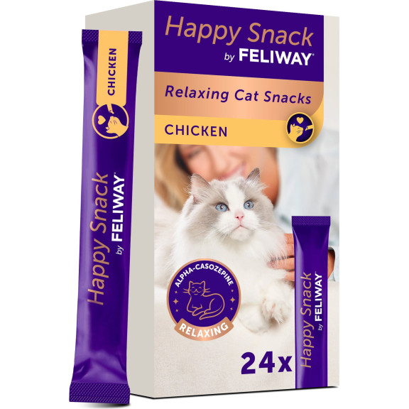 FELIWAY HAPPY SNACK SALMONE 24 STICK