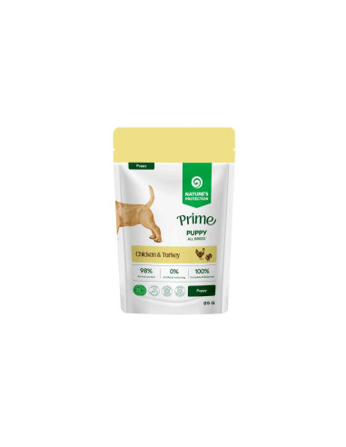 NEW NP POUCH PRIME JUNIOR DOG, CHICKEN-TURKEY 85gr (12 pouch/conf)
