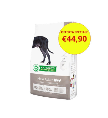 OFFERTA SPECIALE - NATURE'S PROTECTION DETOX MAXI ADULT DOG POULTRY KG. 12
