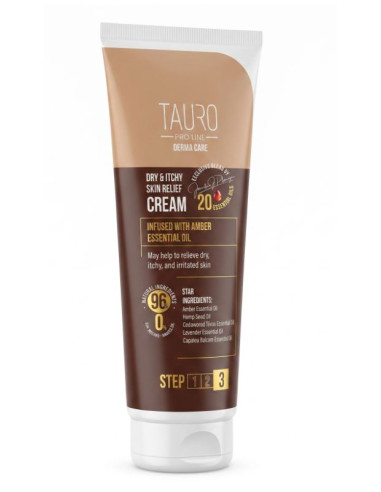 TAURO PRO LINE DERMA CARE DRY & ITCHY SKIN RELIEF CREAM 250 ML-NEW