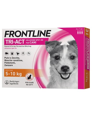 FRONTLINE TRI-ACT SPOT-ON CANE S - 5-10 KG