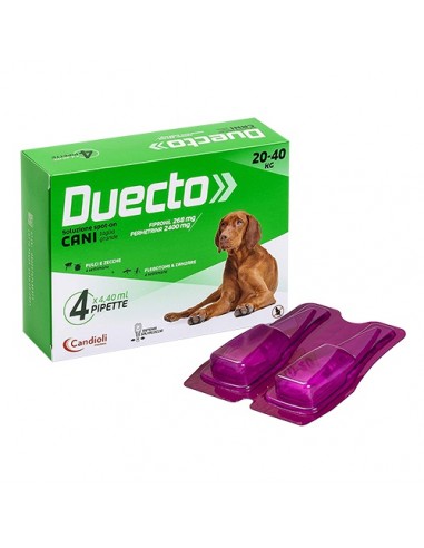 DUECTO 4 PIP. CANI 20 - 40 KG.