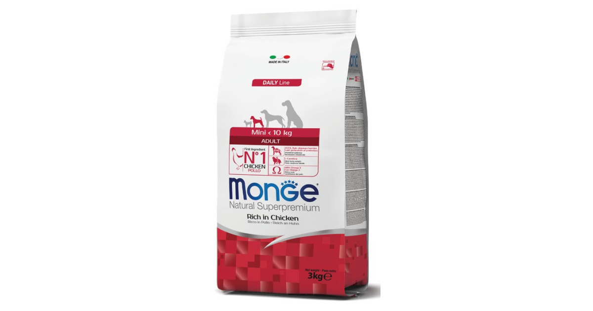 MONGE MINI ADULT CANE KG. 3