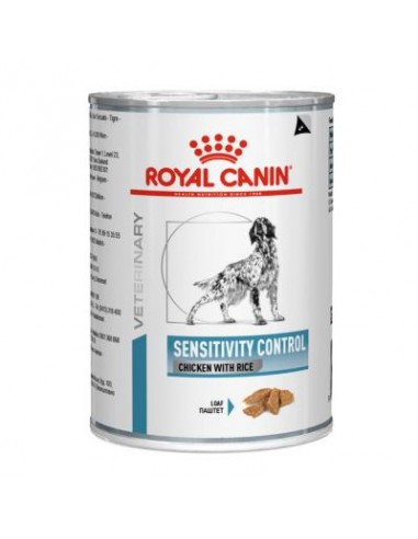 SENSITIVITY CANE POLLO E RISO V-DIET UMIDO  410 Gr. (12 pz./conf)